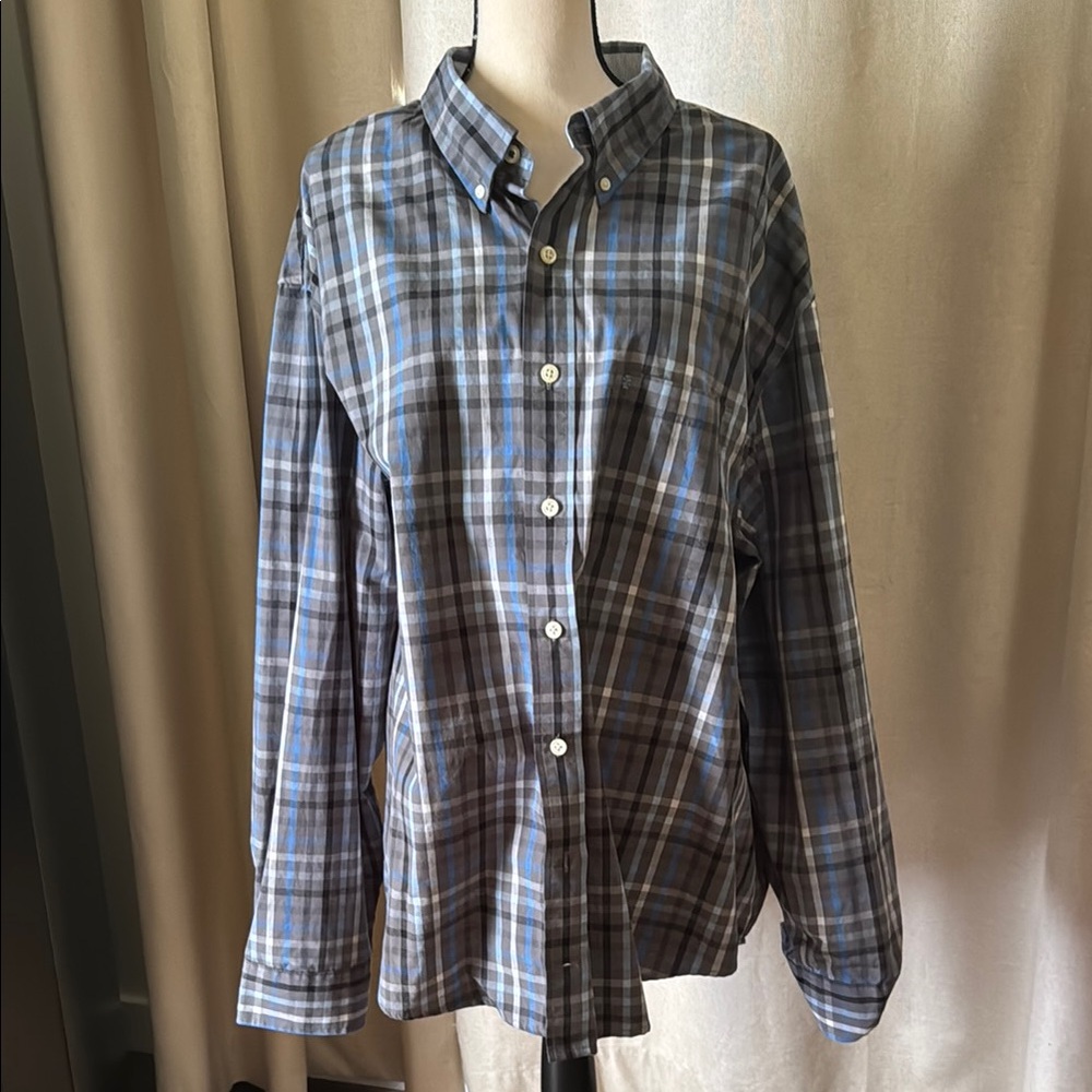 Men’s Izod Plaid Button-Up Shirt